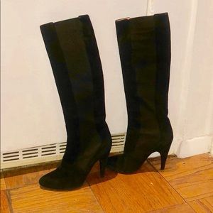 Vero Cuoio Tall Suede Pull Up Boots